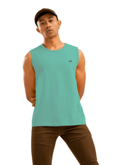 Moose Men’s Tank Top – Tile Blue