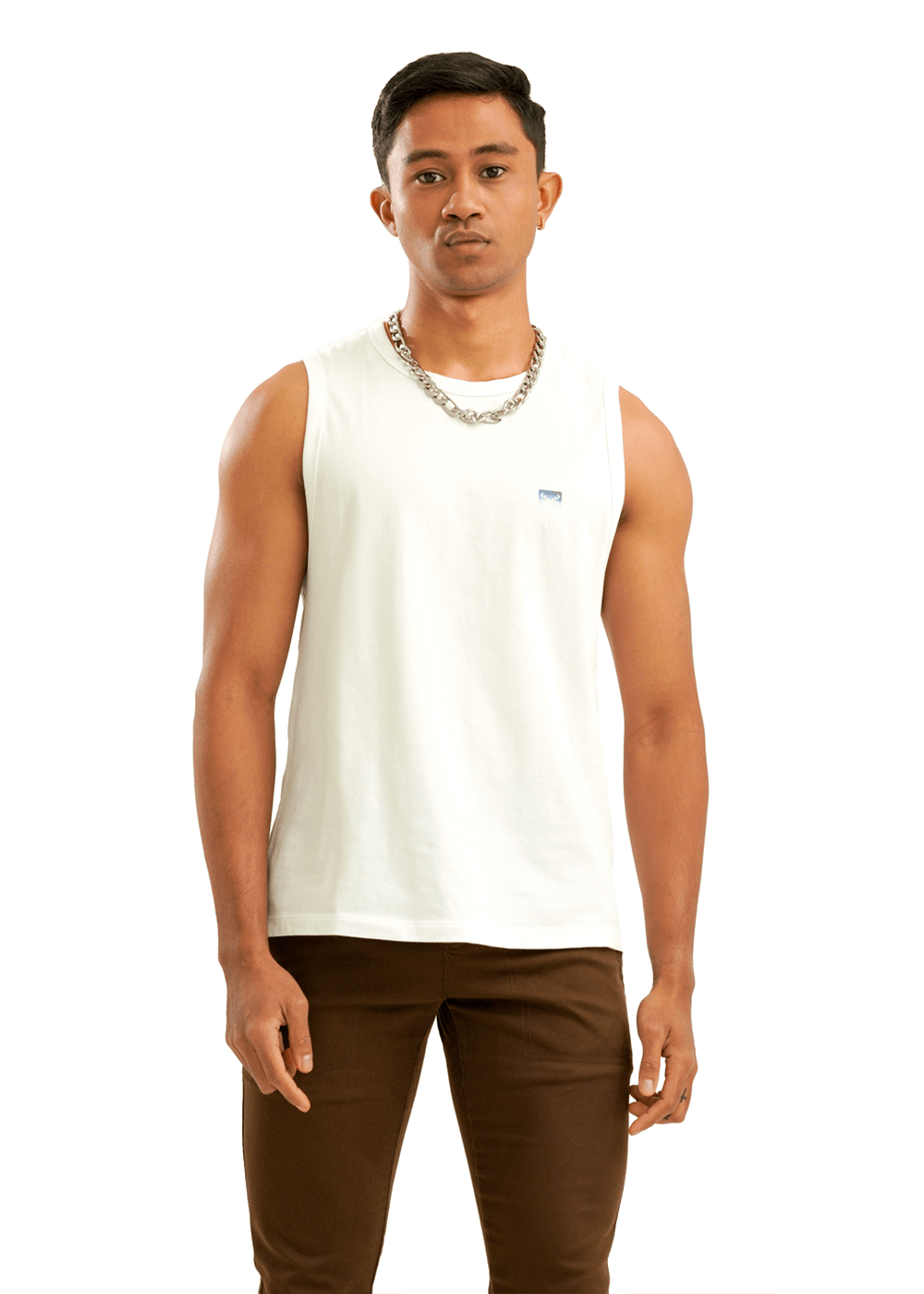 Moose Men’s Tank Top – White