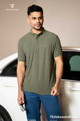 Trafford Textura Classic Polo T Shirt