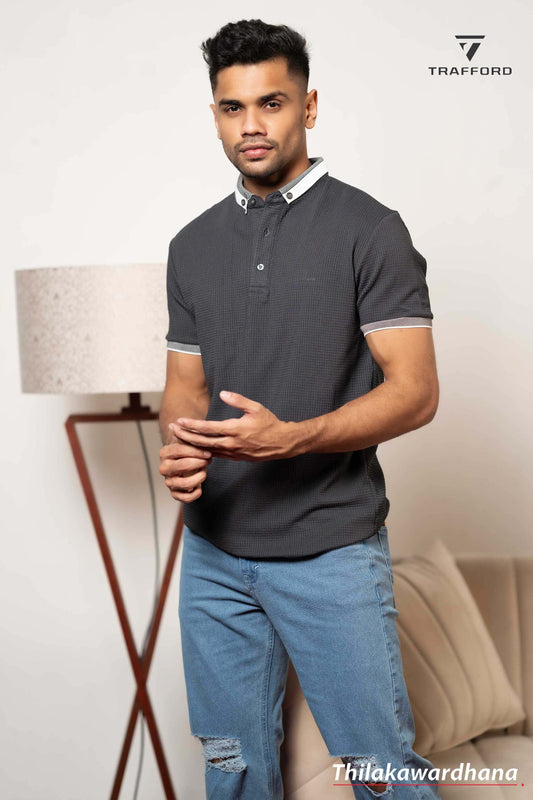 Trafford Textura Classic Polo T Shirt