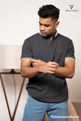 Trafford Textura Classic Polo T Shirt