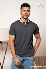 Trafford Textura Classic Polo T Shirt