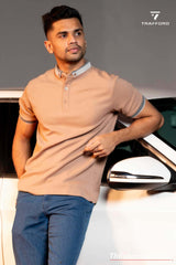 Trafford Textura Classic Polo T Shirt