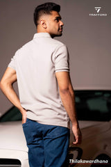 Trafford Textura Classic Polo T Shirt