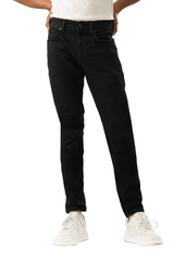 Moose Men’s Slim Fit Jeans – Black