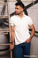 Trafford Textura Classic Polo T Shirt