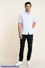 Trafford Stripe Printed Shirt
