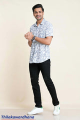 Men's Short Sleeve Printed Shirt