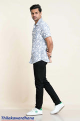 Men's Short Sleeve Printed Shirt