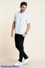 Trafford Stripe Printed Shirt
