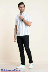 Trafford Stripe Printed Shirt