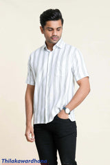 Trafford Stripe Printed Shirt