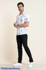 Men's Short Sleeve Printed Shirt