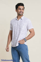 Men's Short Sleeve Printed Shirt