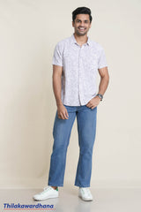 Men's Short Sleeve Printed Shirt