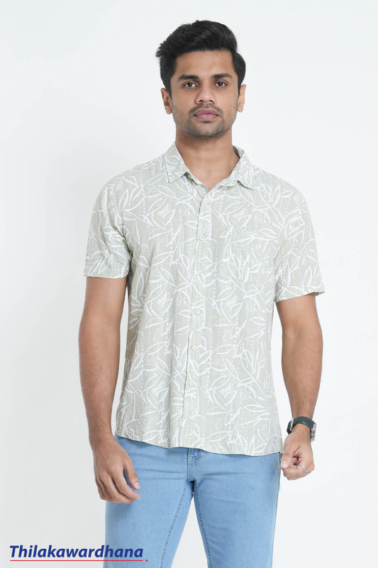 Men's Short Sleeve Printed Shirt