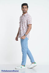Men's Short Sleeve Printed Shirt