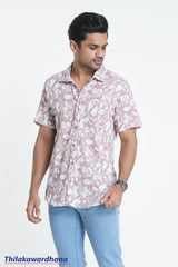 Men's Short Sleeve Printed Shirt