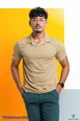Trafford Lapel Collared T Shirt
