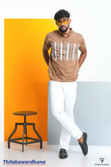 Trafford Bold Striped Polo T Shirt