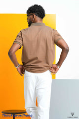 Trafford Bold Striped Polo T Shirt