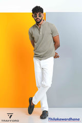 Trafford Textured Comfort Polo T Shirt