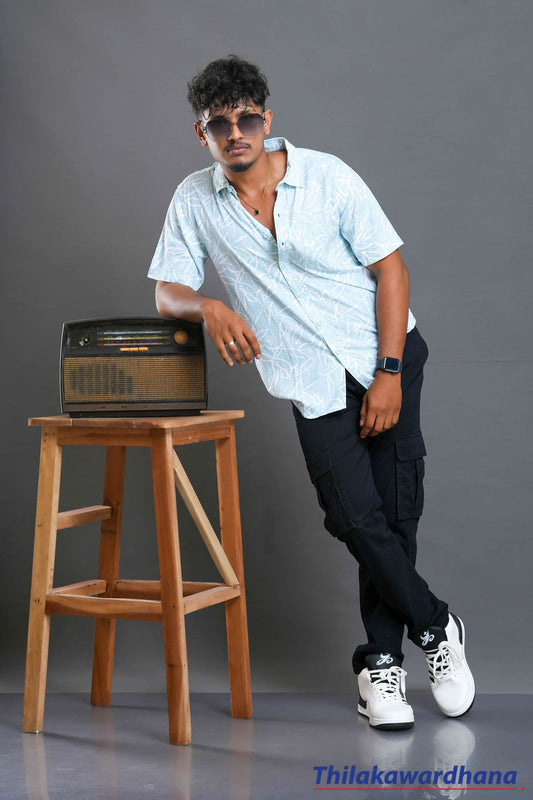 Men's Short Sleeve Printed Shirt