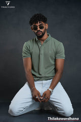 Trafford Textured Comfort Polo T Shirt