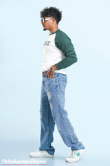 Men's Light Washed Ripped Regular Fit Jean