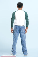 Men's Light Washed Ripped Regular Fit Jean