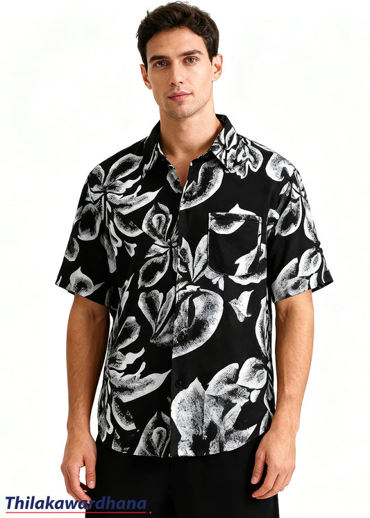 Men's Short Sleeve Printed Shirt