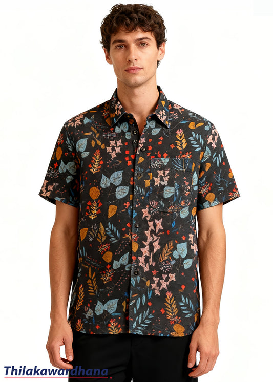 Men's Short Sleeve Printed Shirt
