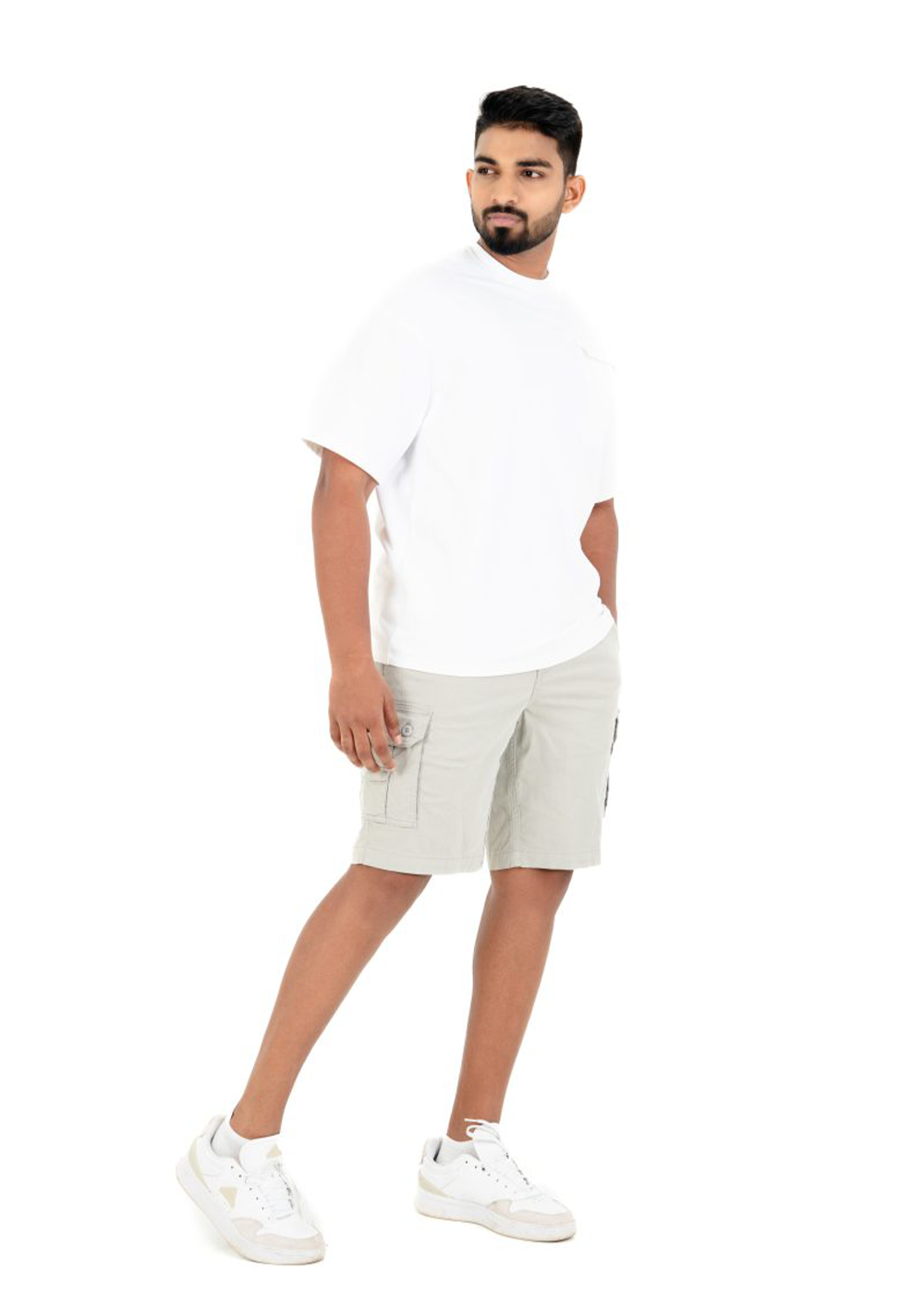 Moose Men’s Cargo Short - Light Grey