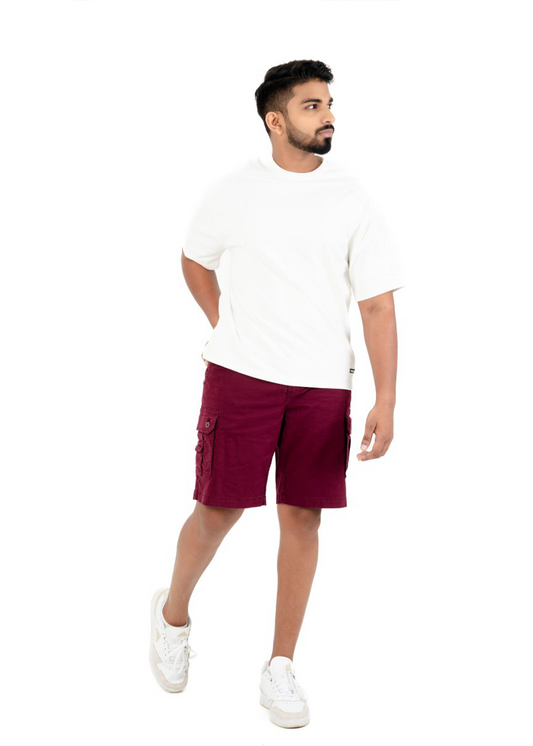 Moose Men’s Cargo Short - Mulberry Wine