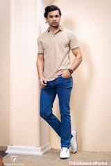 Trafford Striped Classic Polo T Shirt