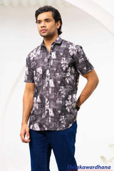 Trafford Printed Short Sleeve Shirt