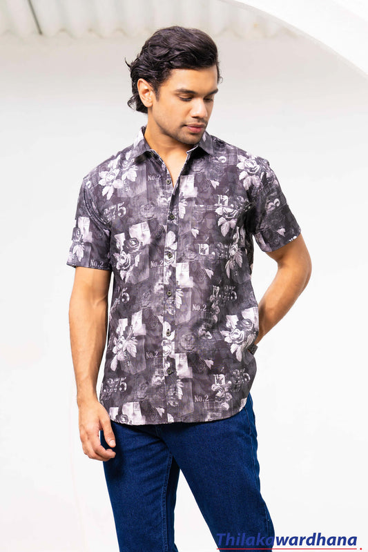 Trafford Printed Short Sleeve Shirt