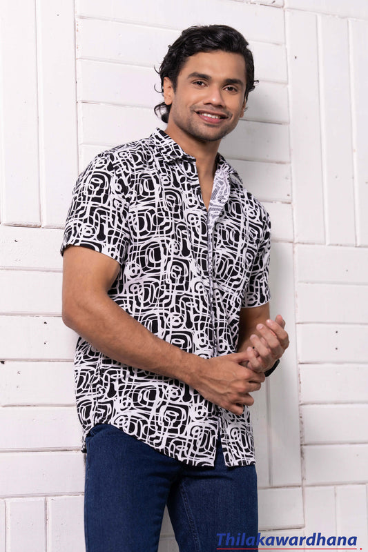 Trafford Printed Short Sleeve Shirt
