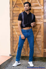 Men's Slim Fit Mid Washed Jean