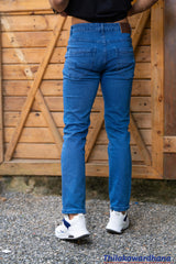 Men's Slim Fit Mid Washed Jean