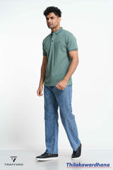 Trafford Contrast Collor Polo T Shirt