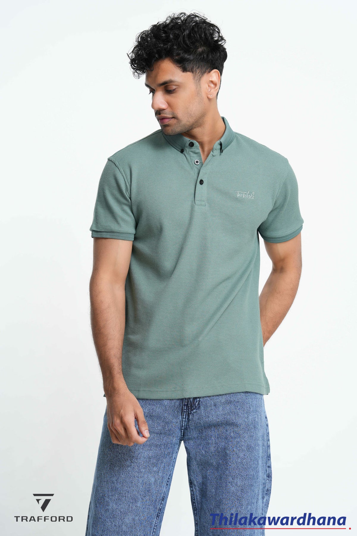Trafford Contrast Collor Polo T Shirt