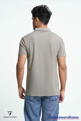 Trafford Textured Polo T Shirt