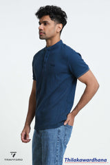 Trafford Chinese Collared Polo T Shirt