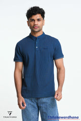 Trafford Chinese Collared Polo T Shirt