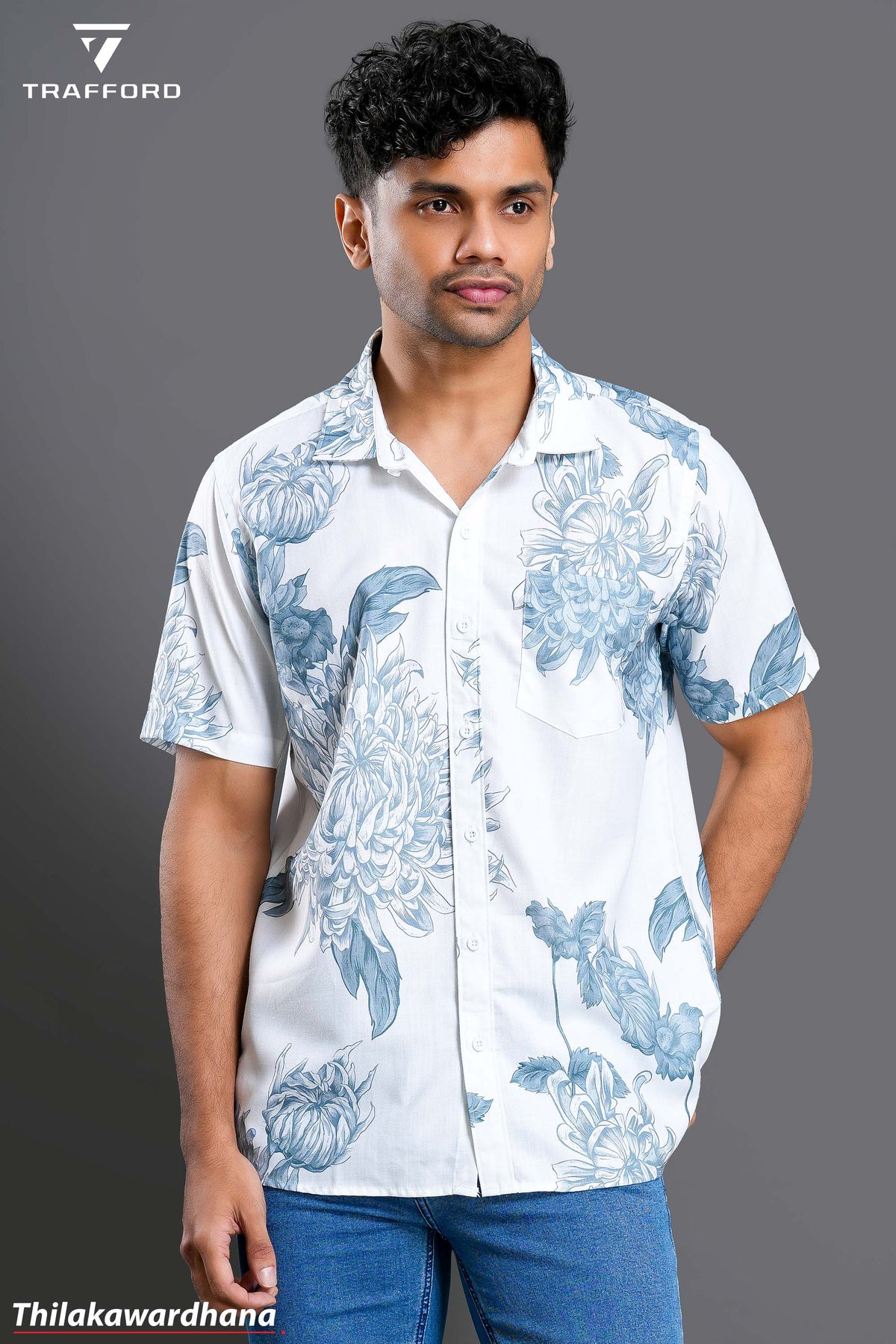 Trafford Printed Short Sleeve Shirt