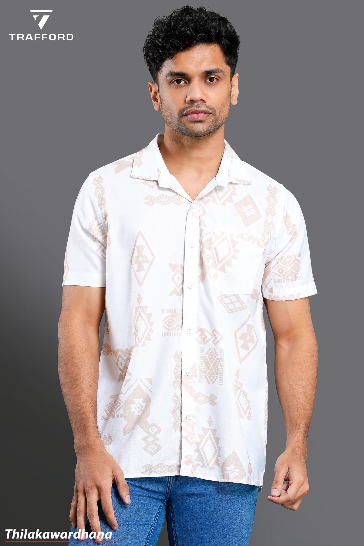 Trafford Printed Short Sleeve Shirt