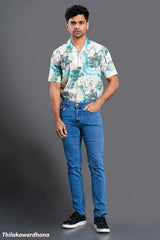 Men's Slim Fit Mid Washed Jean