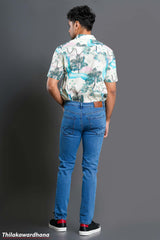 Men's Slim Fit Mid Washed Jean