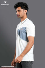 Trafford Printed Polo T Shirt
